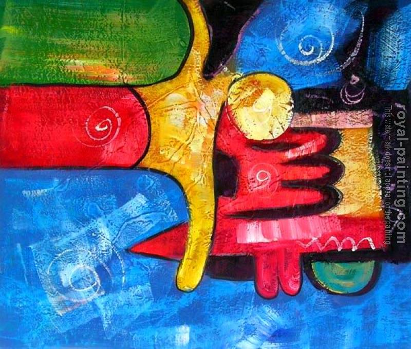 Hand Painted : Modern oil painting Hand Painted : Modern oil painting